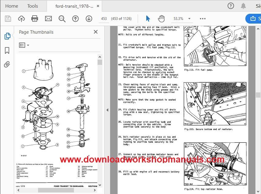 ford transit workshop manual download